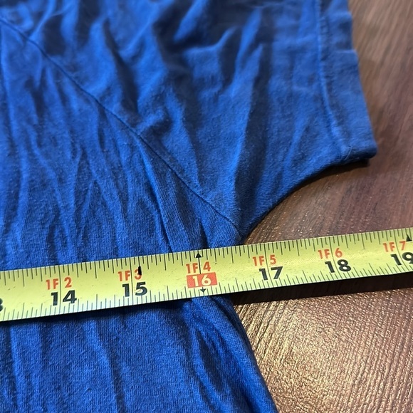 Natural Life Give Love Laugh Blue Dye T-shirt Dress size Small - Picture 6 of 7